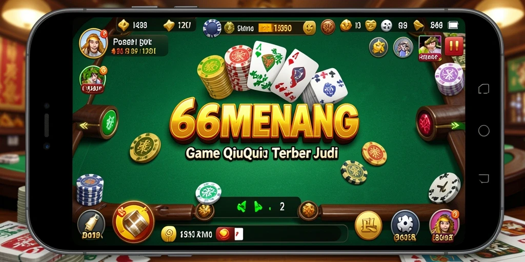 Tampilan gameplay QiuQiu yang seru dan menegangkan.