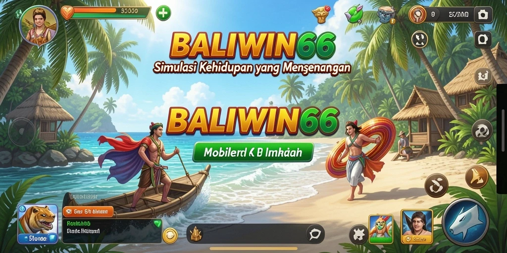 Tampilan gameplay BALIWIN66 dengan simulasi kehidupan yang menarik.