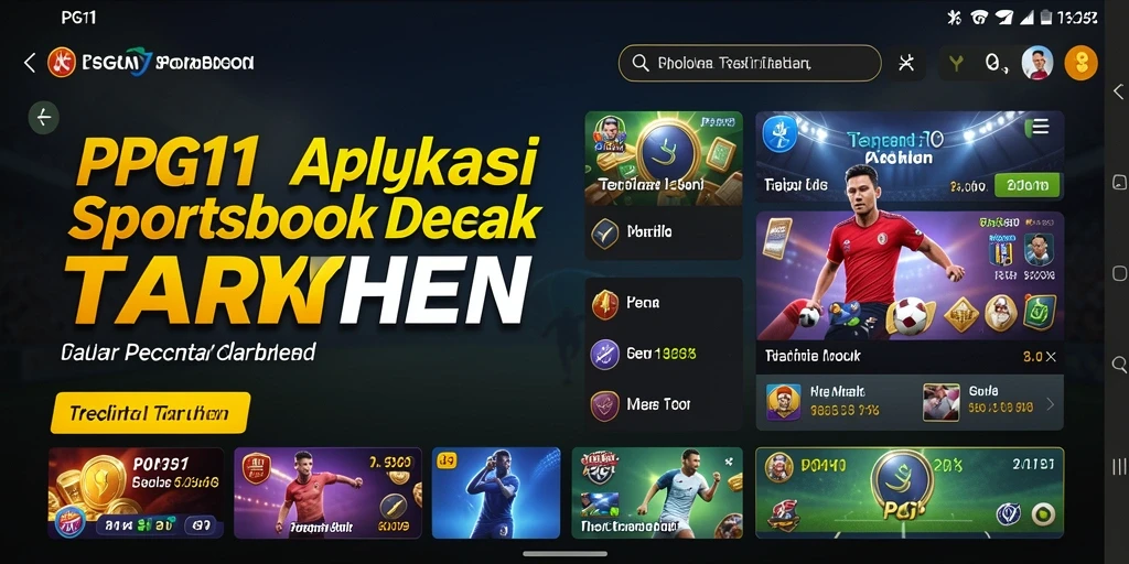 Tampilan menarik dan gameplay interaktif dalam PG11 Sportsbook.
