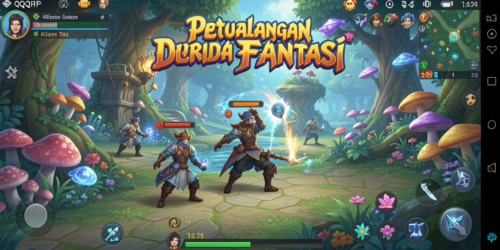Tampilan penuh warna dan gameplay seru dari QQRP.
