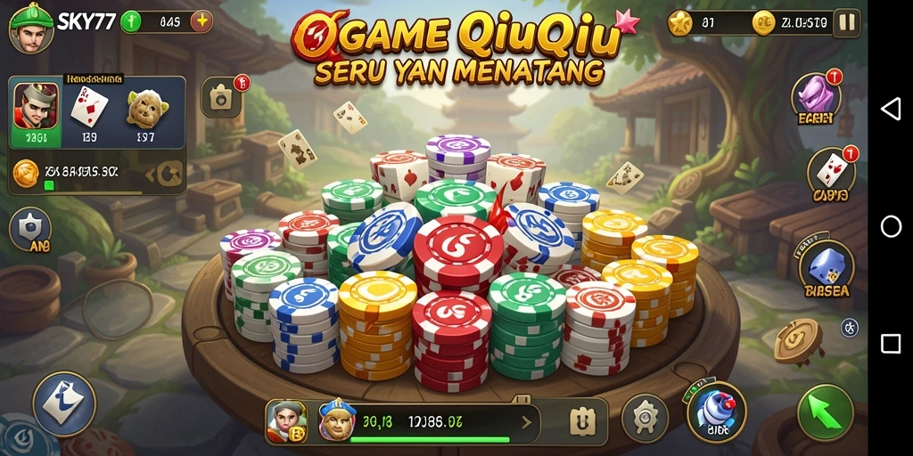 Tampilan gameplay QiuQiu yang menegangkan di SKY77.