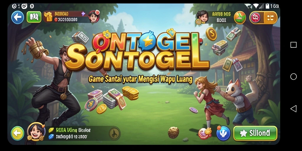 Tampilan menarik dalam gameplay SONTOGEL yang santai dan menenangkan.