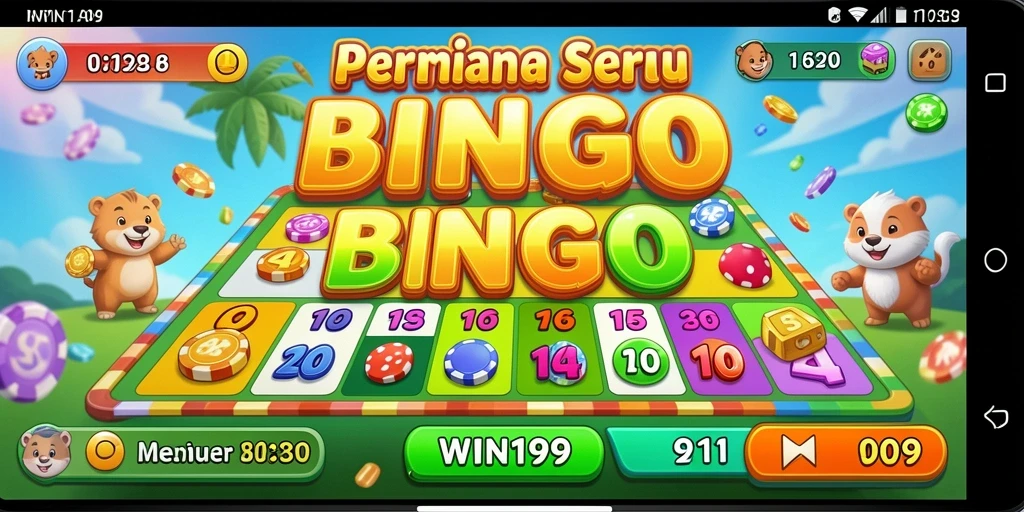Tampilan gameplay Bingo yang seru dan interaktif di WIN199.